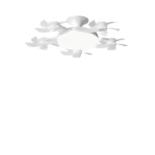 Drone-Style Silent Ceiling Fan Light — Remote Dimmable 3-Color LED | E27 Base | Living Room & Bedroom