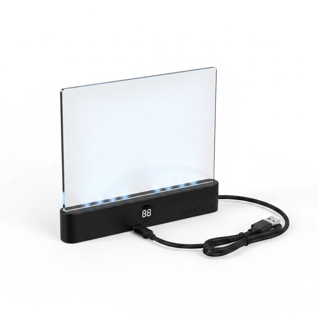 LED Flat Panel Vision Reading Light – Eye-Care Desk Lamp