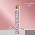 Diamond-Studded Slim USB Rechargeable Lighter for Women – Tungsten Electric