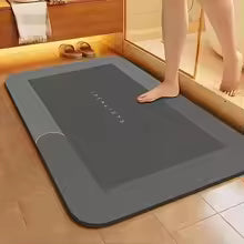 Diatomaceous Earth Bath Mat — Super Absorbent, Non-Slip & Fast-Drying