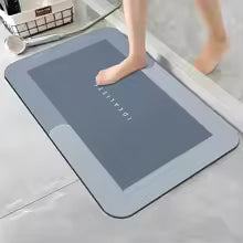Diatomaceous Earth Bath Mat — Super Absorbent, Non-Slip & Fast-Drying