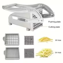 Manual Stainless Steel Vegetable Slicer — 430-Grade Square Blade, Multifunctional Kitchen Tool