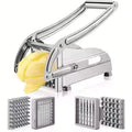 Manual Stainless Steel Vegetable Slicer — 430-Grade Square Blade, Multifunctional Kitchen Tool